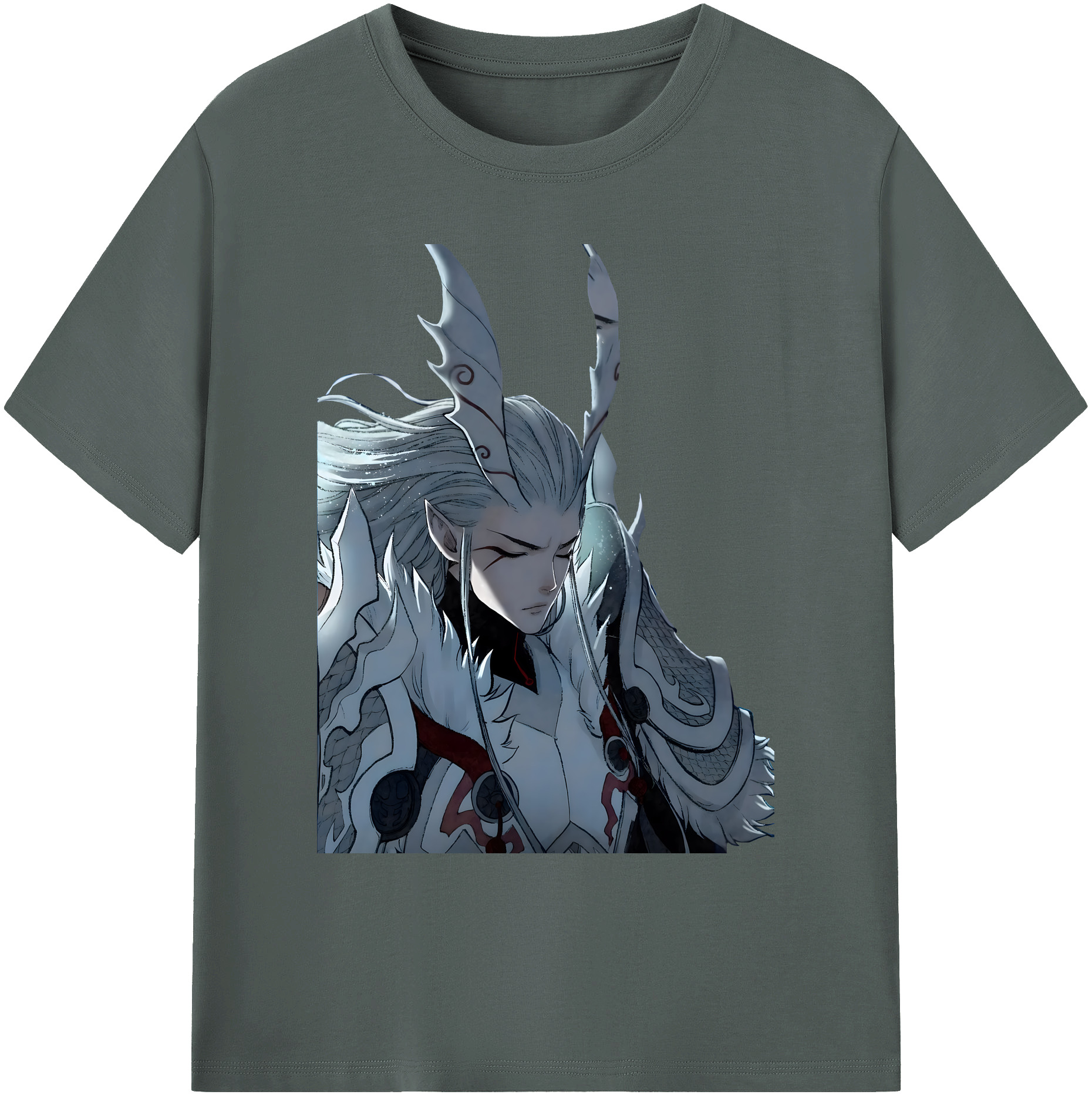 （画像用） Ne Zha 2 ナタ 魔童の大暴れ 綿100％ メンズ半袖Tシャツ｜肌触りやわらか＆通気性